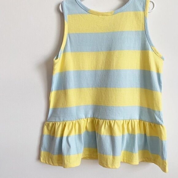NEW Hanna Andersson Girl Peplum Tank Top 4T 5T 6-7 Years - Picture 6 of 6